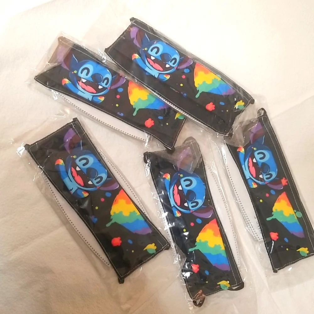 5 Kids Cloth Masks with Filter